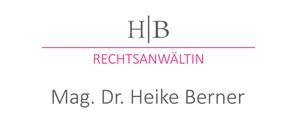 Sponsorenlogo: Rechtsanwältin Mag. Dr. Heike Berner
